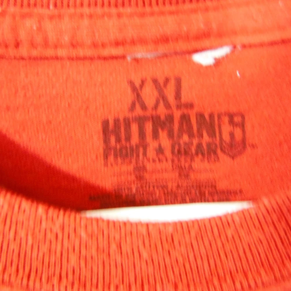 Mens Hitman Fight Gear Red Graphic T-Shirt - Xxl View 3